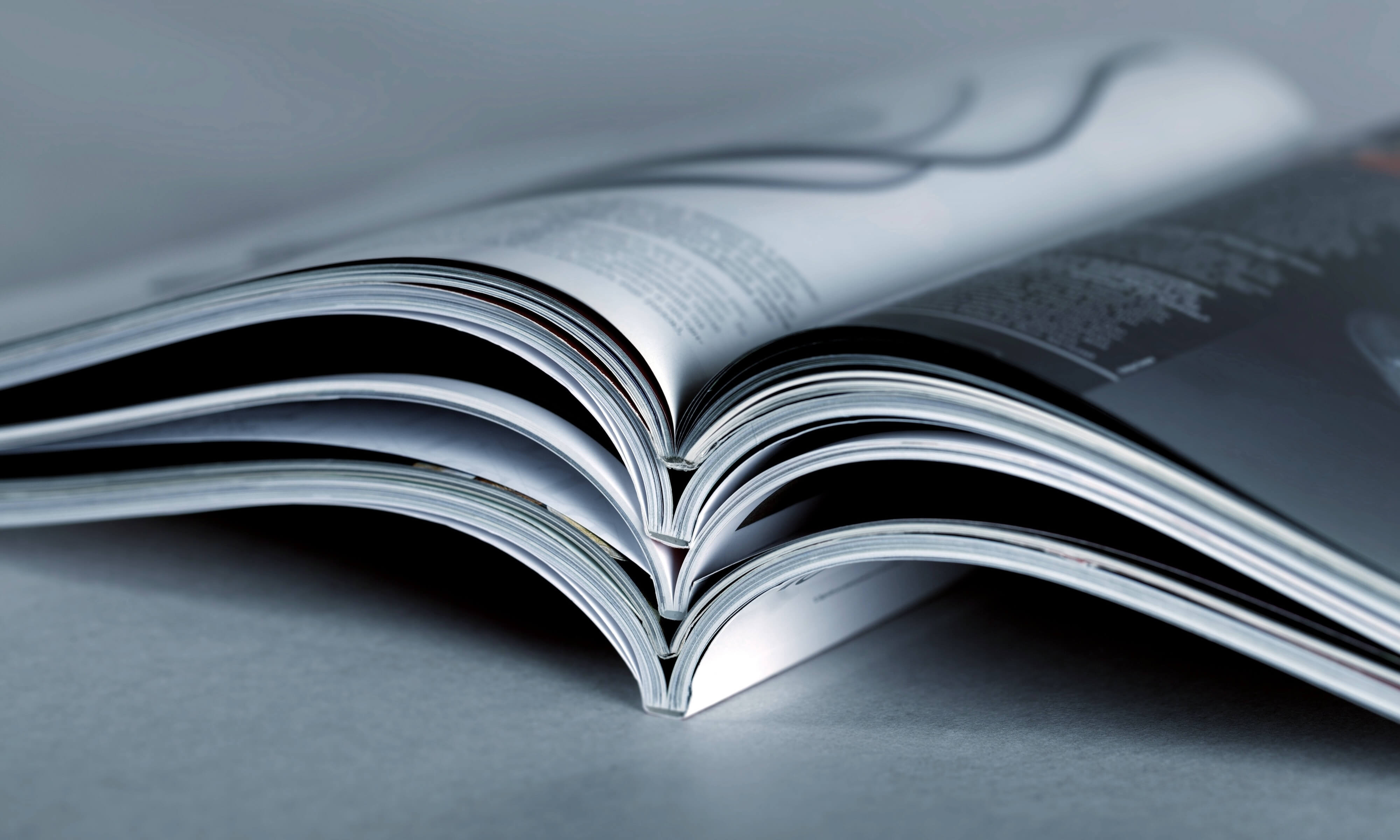open magazine